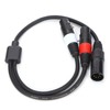 JORIND 5Pin XLR Male to Dual 3Pin XLR Female Cable