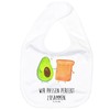 Mr. & Mrs. Panda Organic Baby Bib Avocado + Toast,