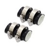 Motoparty High Temp Exhaust Couplings Clamps 1"ID For Yamaha Banshee