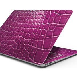 Design Skinz Bright Magenta Aligator Skin Full-Body Wrap Scratch Resistant Decal Skin-Kit Compatible with MacBook 13" Pro w/TB (A1989)