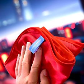 ELIMANN® XL Bamboo Cleaning Cloth 60 x 40 cm – Cleaning without Cleaning Agents, Free from Scratches and Streaks for Household, Vehicles, Camping, High-Gloss Kitchen, Glass, Shower Cubicle, Window,