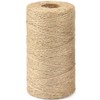 G2PLUS Jute String Twine 1.5MM, 100M Natural Garden Jute Rope,
