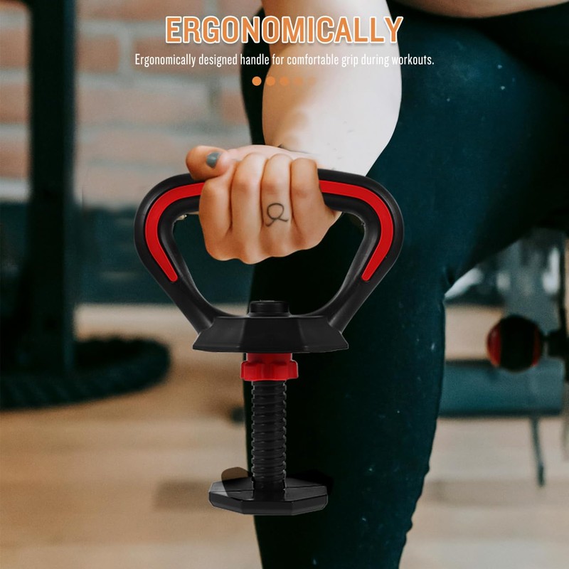 Healeved Impugnatura per kettlebell regolabile, accessorio per allenamento di forza,