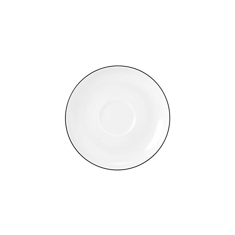 Seltmann Weiden 10826 Lido Black Line Kombi- Untertasse 14,5 cm