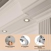 ledscom.de Circ Ceiling Mounting Frame Aluminium Mounting Frame Matt Chrome