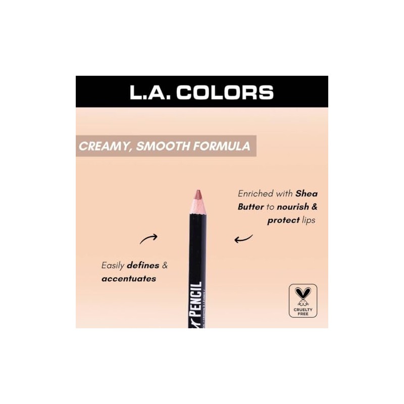 L.A. Colors Forever Red #506 Smooth Smudge-proof Long-lasting Lipliner Pencil