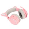 Cat Ear Gaming Headset RGB Light Bluetooth Wireless Headphones with