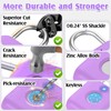 Pothunder Fingerprint Padlock, Smart Padlock, Locker Lock, Combination Fingerprint Lock