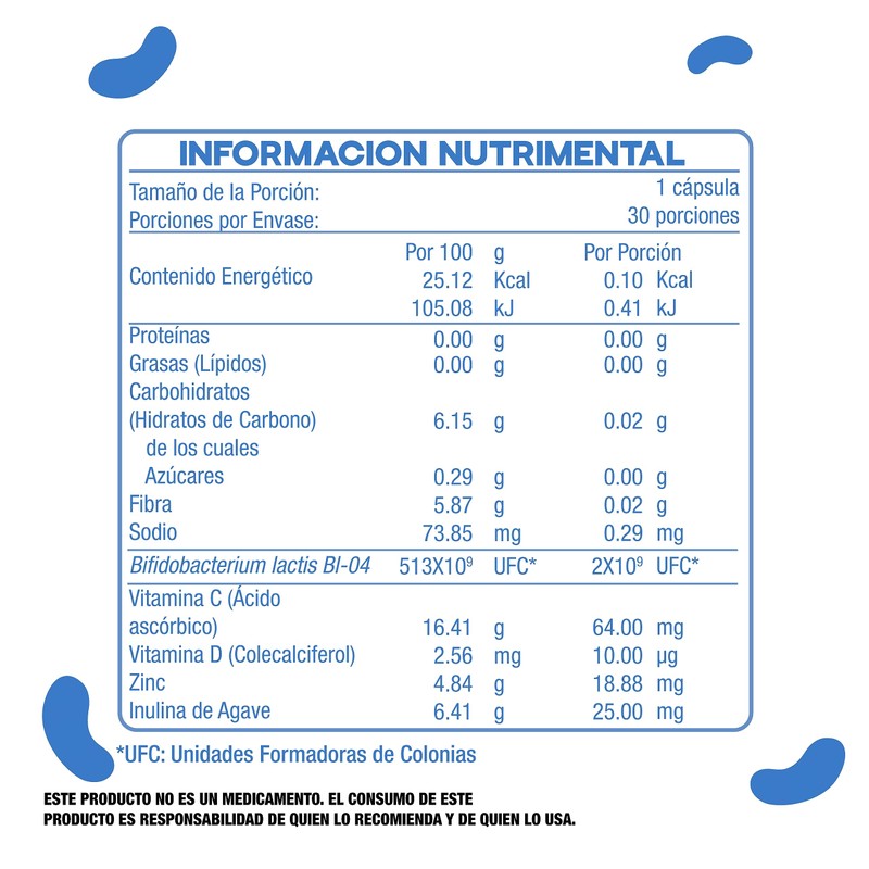 PROMINENT IMMU Probióticos y Prebióticos Mejora Defensas Suplemento Alimenticio Caja