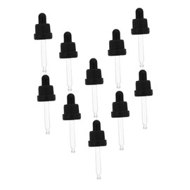 PACKOVE 10Sets Leak Essential Oil Bottle Covers with Eye Droppers for Crafts DIY Projects and Classroom Use Durable and Reusable for Bottles