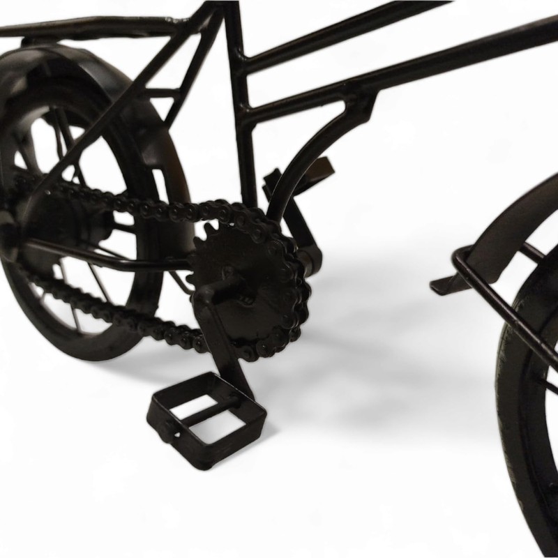 FTWDesign Decorative Item Men's Bicycle Decorative Metal in Black