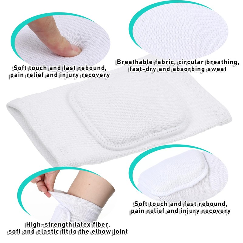cobee 1 Pair Tandem Volleyball Elbow Pads, Arm Brace Ventilate