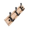 LABRIMP 1 Set Modern Bamboo Coat Hat Rack Stylish Hanging