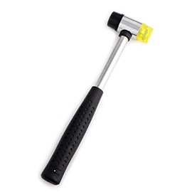Holmer Guitar Fret Hammer Guitar Anatomy Luthier Tools Fretting Hammer with Double Head for Electric Acoustic Bass Guitar or Mandolin, Banjo and Ukulele