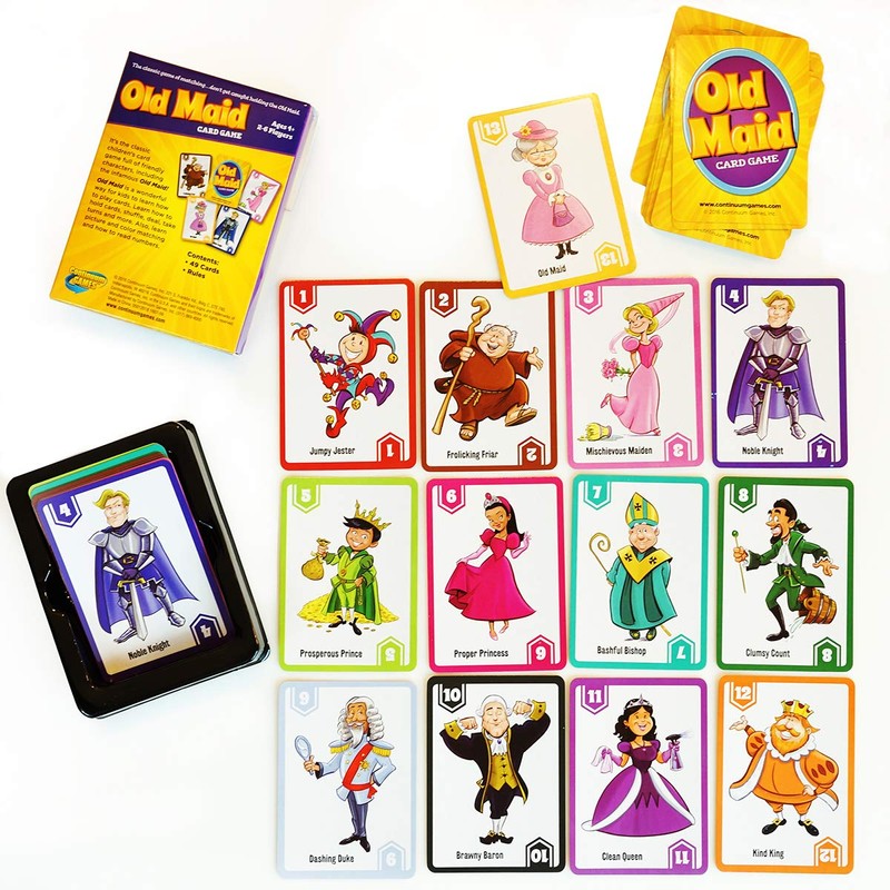 Continuum Games Old Maid Classic Card Game - Children Ages