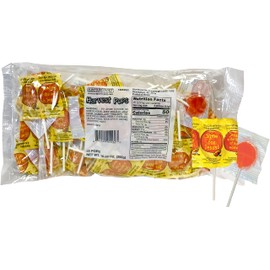 Scripture Candy, Harvest Themed Orange Flavored Pops, 50 Count