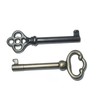 Generic Skeleton Key KY-2AB and KY-3AB Antique Brass Plated Hollow