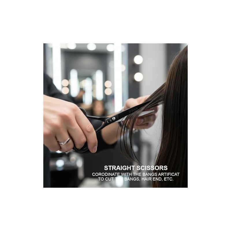 Professional Hair Scissors 6 Inch Salon Barber Shears Ergonomic