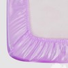 ROOEE Satin Silk Fitted Sheet with Pillowcase Set Breathable Soft
