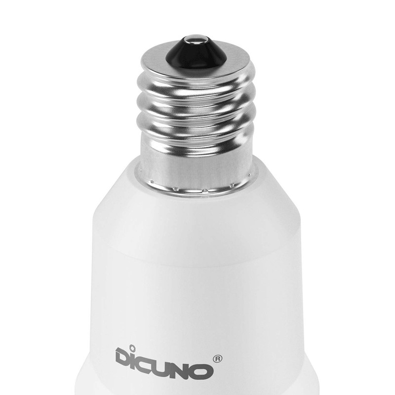 DiCUNO E17 to E26 Adapter, Intermediate E17 Socket to Standard