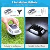 VOLISUN Solar Driveway Lights Dock Deck Lights 4 Pack,9 Colors