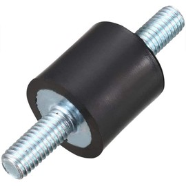 CENPEK Pack of 4 M8 30 x 20 Anti-Vibration Rubber Coil Mounts Insulator Damper Shock Absorber with Double External Thread Bolts for Air Compressors Diesel Engines Petrol Engines Water Pumps