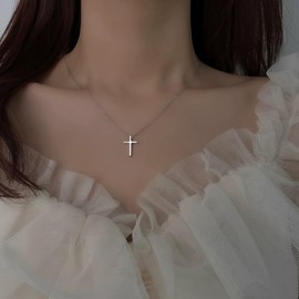 Fashion Cross Necklace for Women - 16+2" Adjustable Chain Length | Mothers Day Birthday Jewelry Gift for Women
