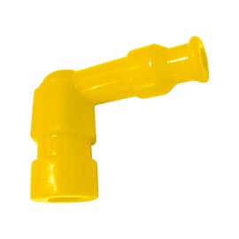 cyclingcolors Spark plug plug for spark plug, moped motorcycle, combine harvester, plug tractor, lawn mower, yellow