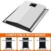 DELSbbq 69804 Grease Tray with 10-Pcs 6415 Drip Pan Liner