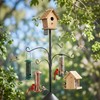 tinnmao Bird Feeder Pole 100 Inch with Squirrel Baffle and
