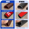 Weather Stripping Door Seal Self Adhesive Weather Strip Silicone D