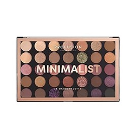 Profusion Cosmetics Minimalist 35 Shade Eyeshadow Palette, Multicolour