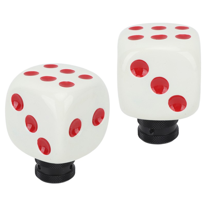 Dice Shape Shift Head Resin Gear Shifting Lever Knob Transmission