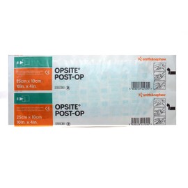 OpSite Post Op Transparent Film Dressing with Pad Rectangle 10 X 4 Inch 3 Tab Delivery Without Label Sterile, 66000714 - Sold by: Pack of One