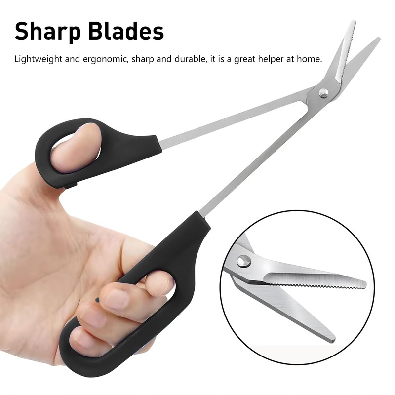8.3 Inch Long Handle Toenail Scissors for Thick Nails &
