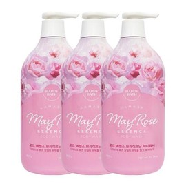 SELLERHUBSHOP Happy Bath Rose Essence Brightening Body Wash 900g x3 / 해피바스 로즈 에센스 브라이트닝 바디워시 900g x3