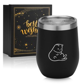Tumbler, Cat Goods, Present, Cute Birthday Gift, Women, Mother, Sister, Wife, Popular, Female Friends, Gift, Vacuum Heat-resistant, Stainless Steel, 12.2 fl oz (360 ml), Cat, Thermal, Cool, Practical