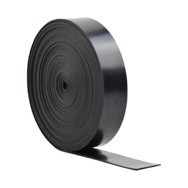 DOBTIM Solid Rubber Strips Neoprene Rubber Weather Stripping for Door Seals Under Bottom,Top, Sides, Not Include Sealant/Adhesive (W:1 in x T: 1/16 in x L: 25 Ft)