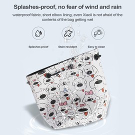 Golf Pouch Bag for Men,Golf Valuables Organizer Pouch Store 12-18 Balls - Multi-Functional Portable Carrier Adjustable Case for Markers, Course, Practice, Driving Range