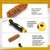Threlaco Paint Roller Kit 3 Pcs Texture Sponge Paint Rollers