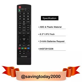 Unbranded Universal Remote Control fit for All LG LCD LED HDTV Smart TV AKB72915239
