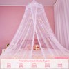 Beinou Bed Canopy for Girls with Timer Remote Canopy Bed