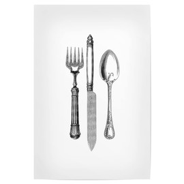 artboxONE Poster 30 x 20 cm Kitchen Typography Vintage Kitchen Print
