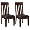Signature Design by Ashley Haddigan Dining Room Chair, Dark Brown