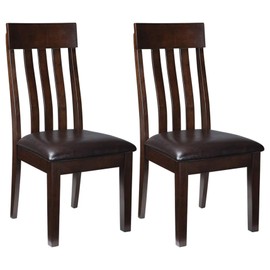 Signature Design by Ashley Haddigan Dining Room Chair, Dark Brown