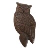 Cast Iron Metal Rustic Country Forest Nocturnal Owl Bird Door