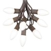 Novelty Lights 25 Foot C9 White Ceramic Christmas String Light
