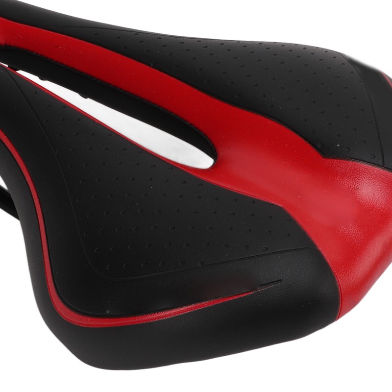 Bike Saddle Steel Adjustable Shock Resistant Hollow Mountain Bike Seat