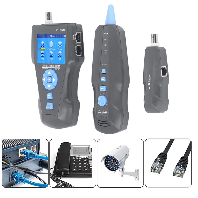 Network Cable Tester Multifunctional Network Wire Tracker Line Finder AC100