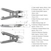 Pneumatic Scissors Head Handheld Air Scissor Replace Alloy Steel Cutting